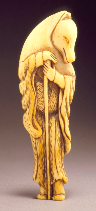 Illustration for article titled Spirit Foxes and Raunchy Demons in Japanese Netsuke Art
